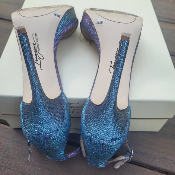 Vince Camuto Imagine Sparkle Stiletto Heel Shoes Size 8 - Picture 8 of 14